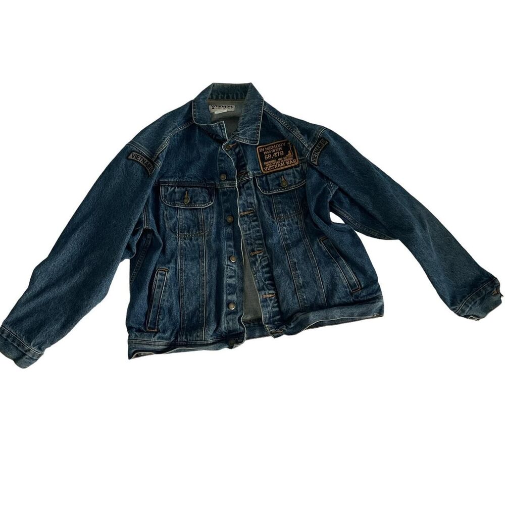 Wrangler Men's Navy and Gold Jacket